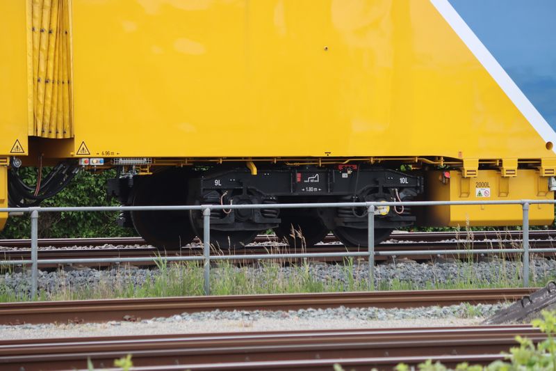 De nieuwe stopmachine van VolkerRail voor de eerste keer ingezet